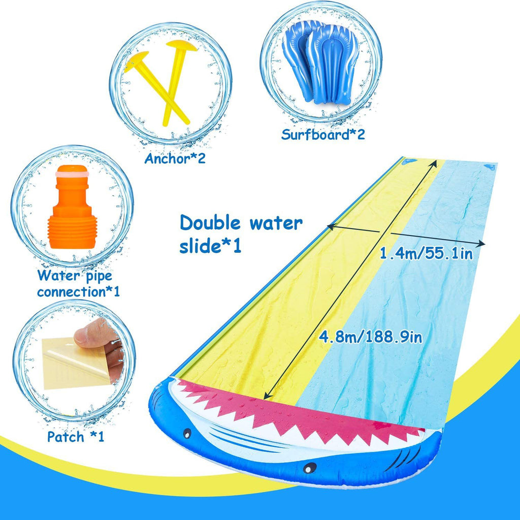 Shark Slip & Slide – The Ultimate Splash Mat