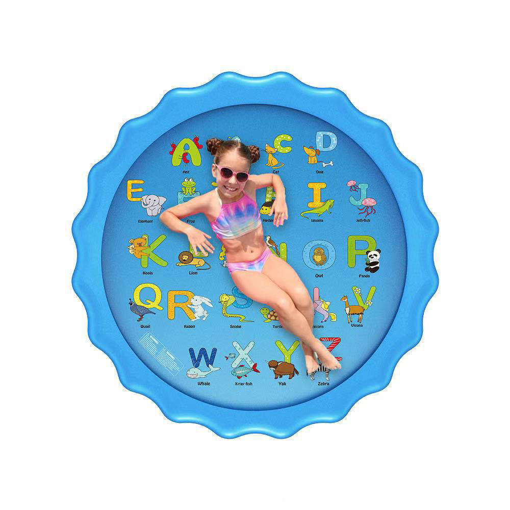 Kids Splash Zone Sprinkler Pad – Inflatable Summer Water Play Mat for Toddlers