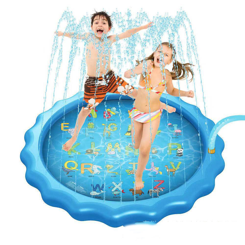 Kids Splash Zone Sprinkler Pad – Inflatable Summer Water Play Mat for Toddlers