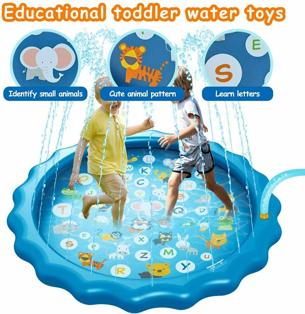 Kids Splash Zone Sprinkler Pad – Inflatable Summer Water Play Mat for Toddlers